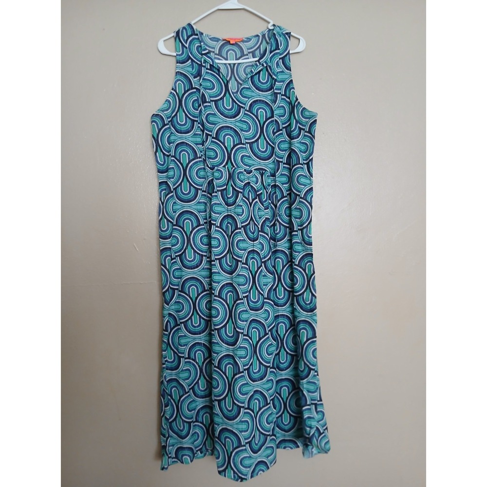 Vilagallo Dress 44 / Large Midi Cotton Peasant  Cottage Core Boho Anthropologie